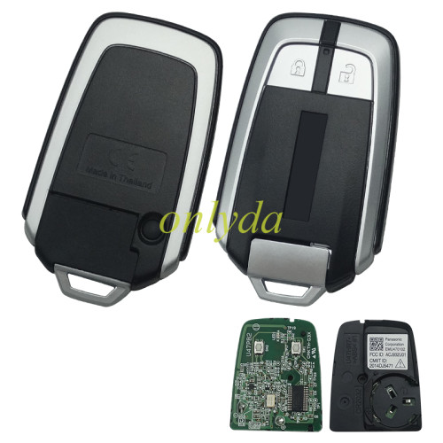 For  ISUZU OEM 2 button remote key with 434mhz(the remote has the 49chip, the blade has the 7936chip)