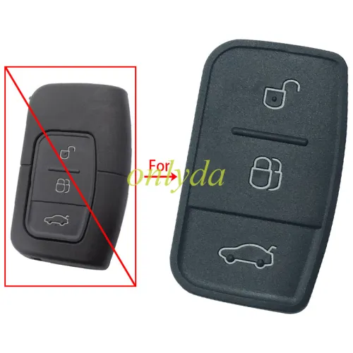 For ford 3 button pad for remote key blank