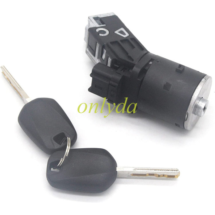 For Peugeot 208 2008 308 3008 ignition lock 3 pin, OE: 9663123380/ 1608682880/ 9673257480