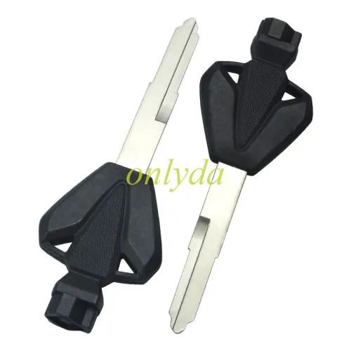For motorcycle key blank with right blade,with unremovable printed badge