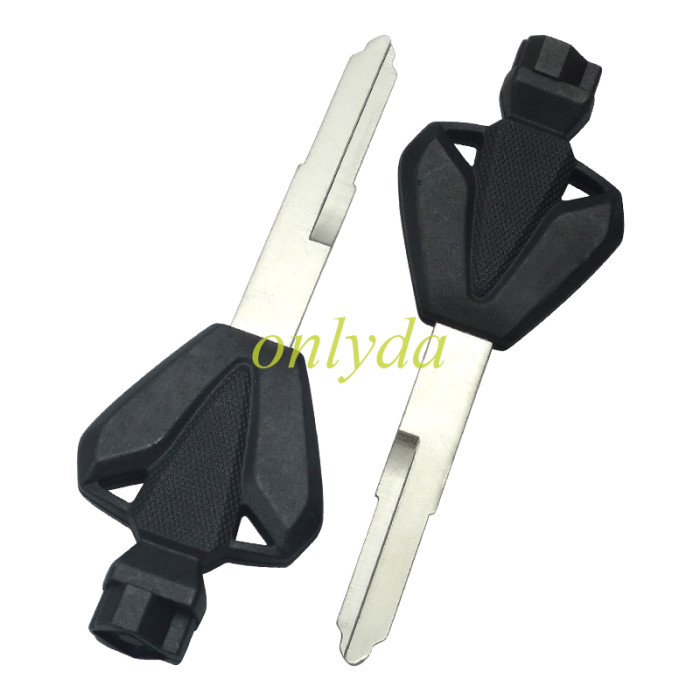 For motorcycle key blank with right blade,with unremovable printed badge