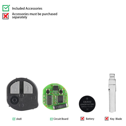 For Xhorse XNSZ01EN Wireless Remote Key suzuki Type