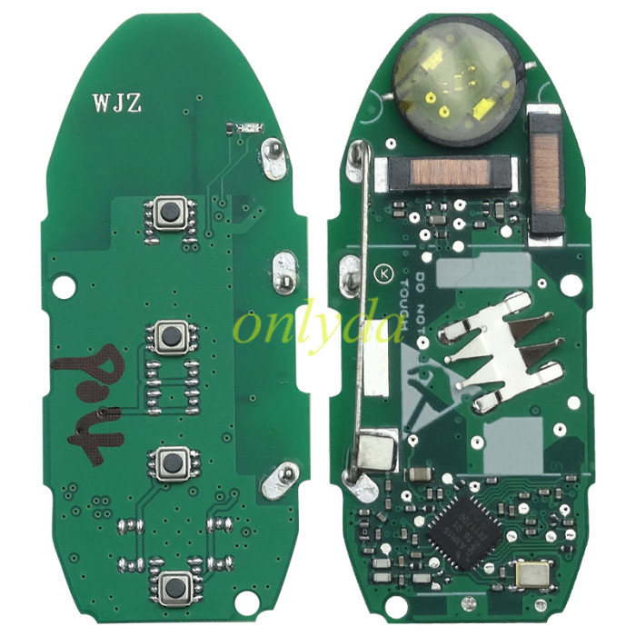 For Nissan keyless 3+1 button remote key with 433mhz for Pathfinder/Murano FCCID:KR5TXN7 S180144904