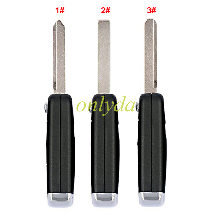 For Geely 2 button remote key blank,please choose the blade