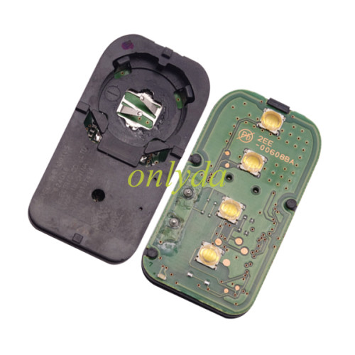For OEM Perodua 3+1 button remote key with PCF7953(HITAG3)-434mhz use  Malaysia  car