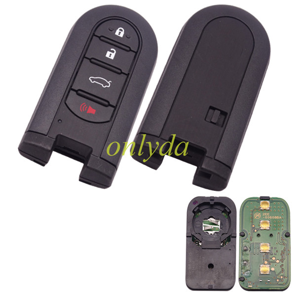 For OEM Perodua 3+1 button remote key with PCF7953(HITAG3)-434mhz use Malaysia car