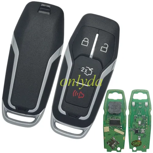 2015-2017 Ford / 4-Button  / ASK 315 /434/868/902MHz  / 49 CHIP  PN: 164-R8109 /   FCCID:  M3N-A2C31243800 A2C97478501           IC:7812A-A2C31243800 FR3V-15K601-JB    RLVCOA213-1448, pls choose frequency