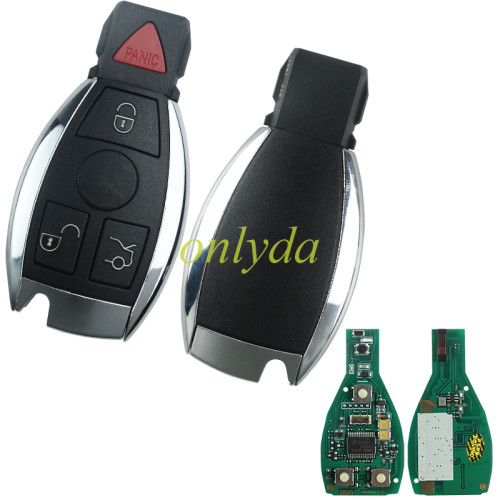 For Benz 3+1 button remote  key with 315MHZ/433MHZ