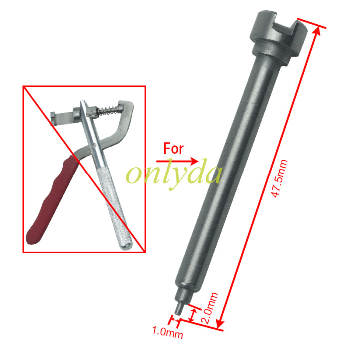 flip key pin used for flip remote key, the bottom is short