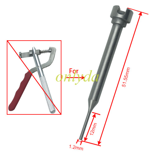 flip key pin used for flip remote key, the bottom is longer