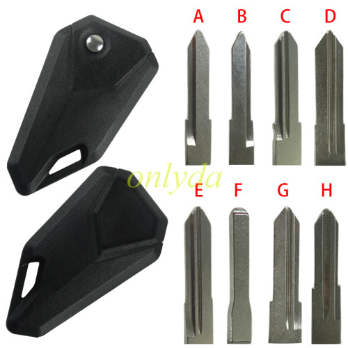 For KAWASAKI motorcycle key blank with right blade ,use  Honda ,yamaha  ,Kawasaki（please choose the blade)