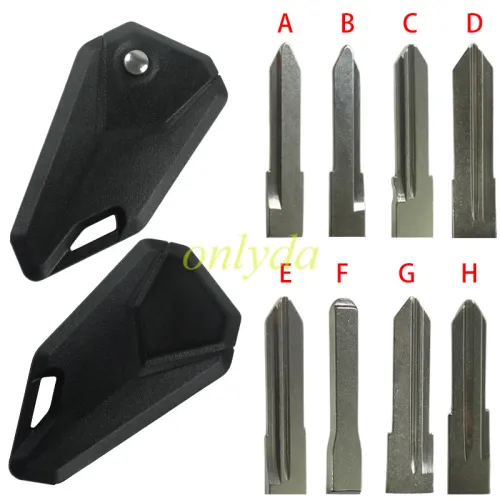 For KAWASAKI motorcycle key blank with right blade ,use  Honda ,yamaha  ,Kawasaki（please choose the blade)
