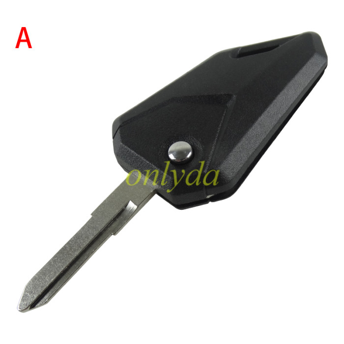 For KAWASAKI motorcycle key blank with right blade ,use  Honda ,yamaha  ,Kawasaki（please choose the blade)