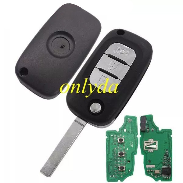 For Benz smart 3 button remote key with 434mzh with PCF7961M chip