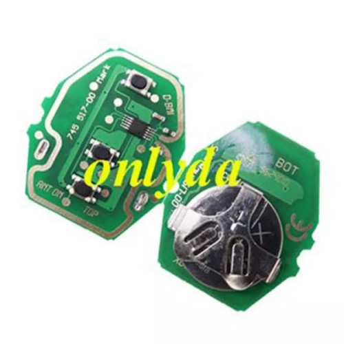 For BMW EWS Systerm 3 button remote PCB with 315mhz /434mhz