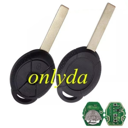 For BMW Mini Cooper 3 button  remote key with 315mhz/434mhz