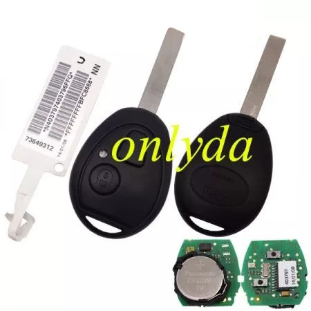 OEM BMW mini 2 button  remote key with 434mhz with PCF7930 chip (ID33)