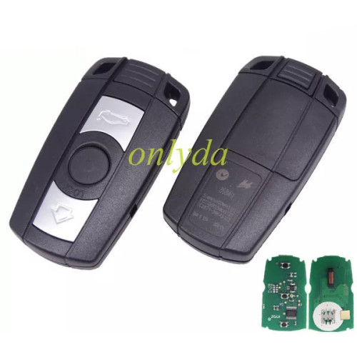 High quality For KYDZ brand BMW CAS3 3 button remote key bmw 1、3、5、6、X5，X6，Z4 series with 434mhz/868mhz,with 7945 chip