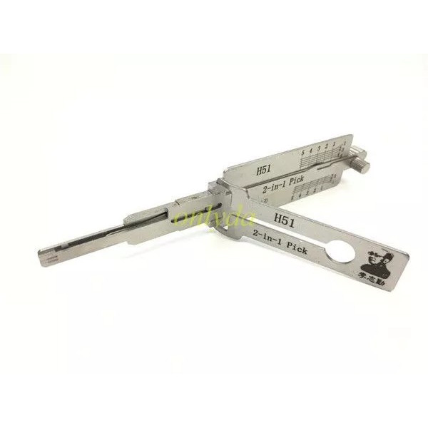 For H51 lishi 2 in 1 decode and lockpick for Ford