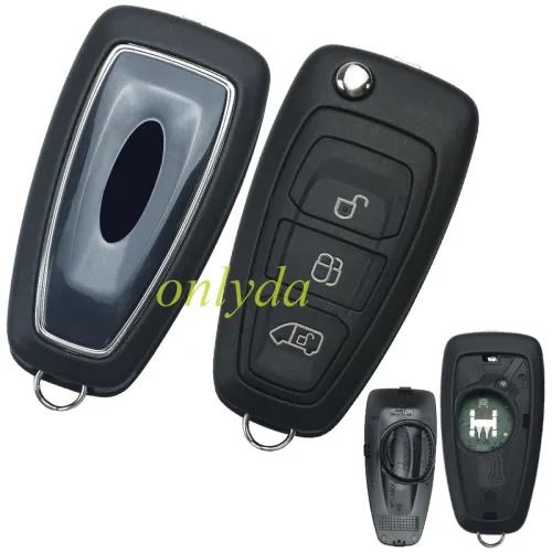 For original Ford 3 button remote key with 433.92MHZ FSK model  with electronic 4D63 chip BK2T15K601-AA/AB/AC  A2C53435329