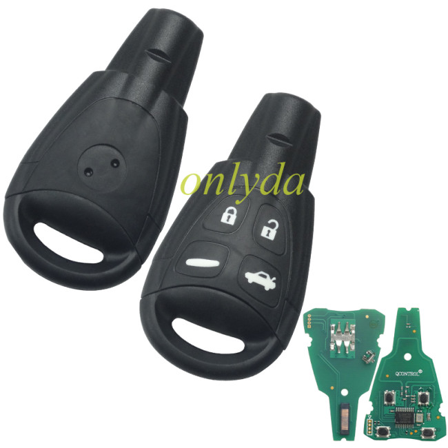 For SAAB remote key with aftermarket chip 7946/NXP26A ,433.92Mhz FCCID; LTQSAAM433TX Car model, CAN:3659-saam433n11042