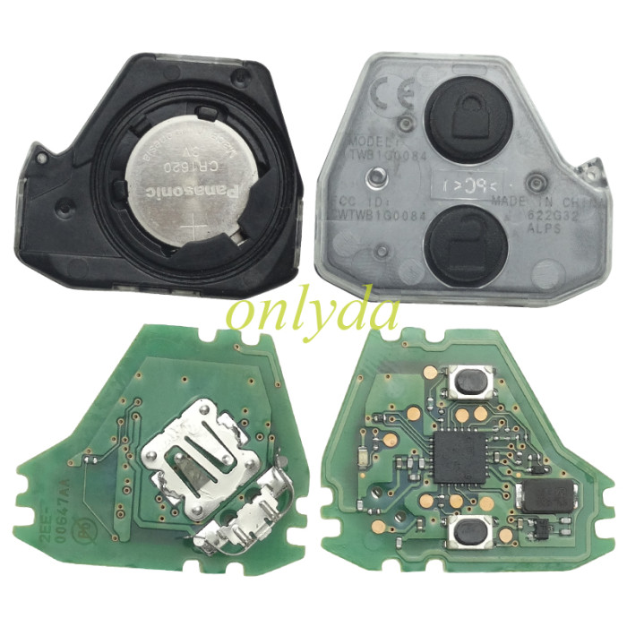 For  Toyota OEM 2 button remote key with 434mhz