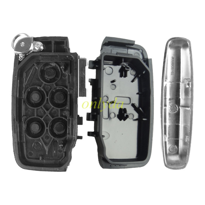 For Jaguar 5 button remote key blank with badage