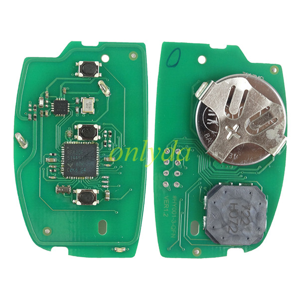 Hyundai 3 button  keyless remote key with 434mhz ix25 C9100 KEYLESS after 2017