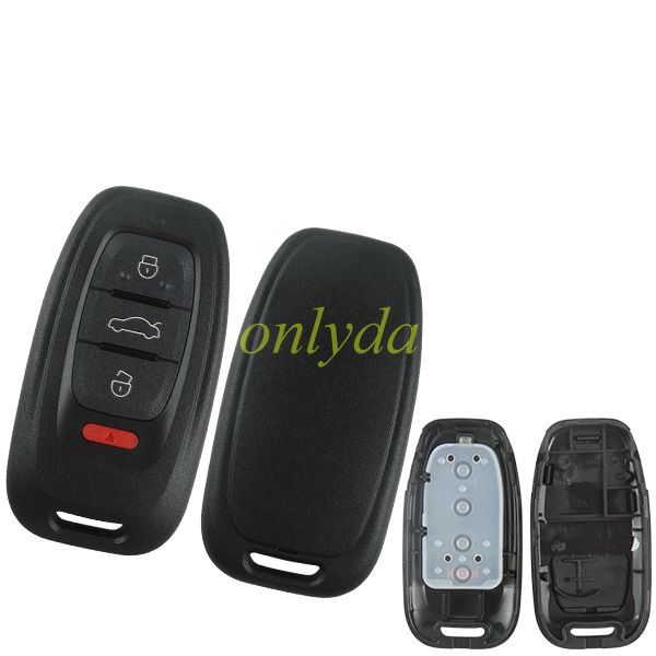 For Audi 4button modify remote key shell, the button is very soft