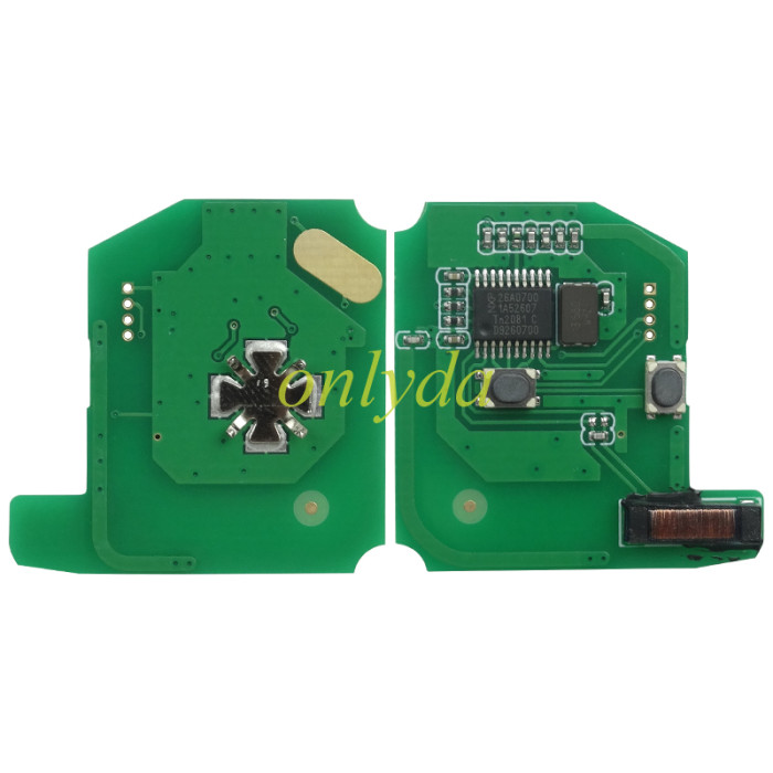 For Nissan 2 button remote key with 434mhz with 46 chip with ASK model  Vehicles: NISSAN Cabstar F24M  Micra K12 Navara D40M  Note E11 NV200 M20M  Patrol Y61 Qashqai J10