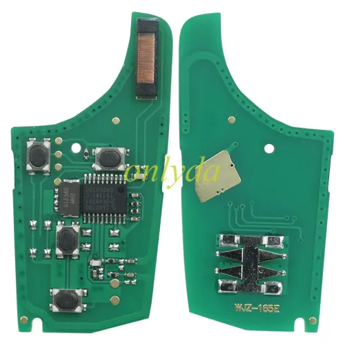 For Opel Astra J aftermarket 2 button remote key with 434mhz  5WK50079 46 chip (HITA G2) for Buick 2015+