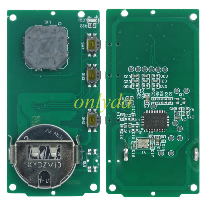 For Mazda CX5 /CX30 /CX9 2020 smart remote key 2 BUTTON   Atmel AES 6A CHIP  P/N:TAYH-67-5-DY TAYJ-67-5DYB  (433Mhz) SKE11E-01