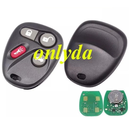 For Buick 3+1 button remote key with 315MHZ N BOARD FCCID = KOBLEAR1XT