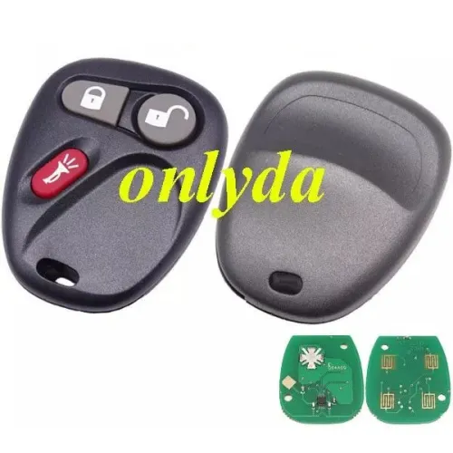 For Buick 3 button remote key with 315MHZ D BOARD FCCID =KOBUT1BT