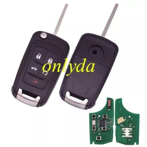 For Chevrolet unkeyless 4+1B remote 7941 chip-315mhz/434mhz