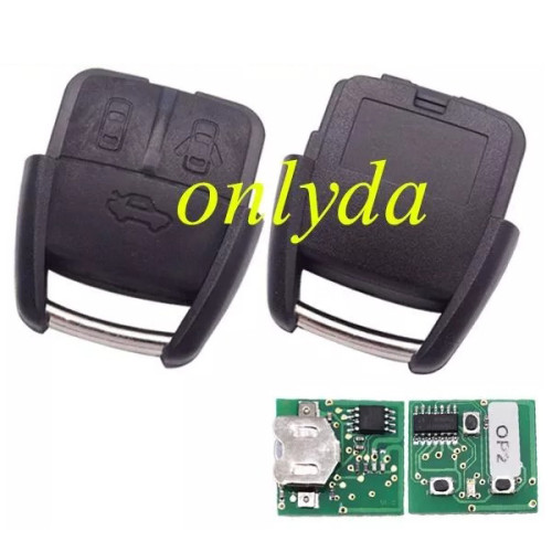 For Chevrolet 3 Button remote control with  433mhz Brazil market