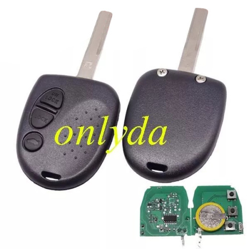 For Chevrolet 3 button remote key with 304mhz