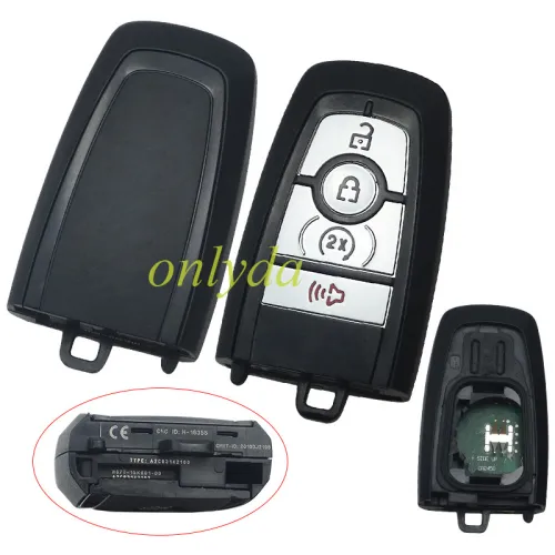 For Ford Mustang Cobra 3+1button Smart key 315mhz ID49 chip