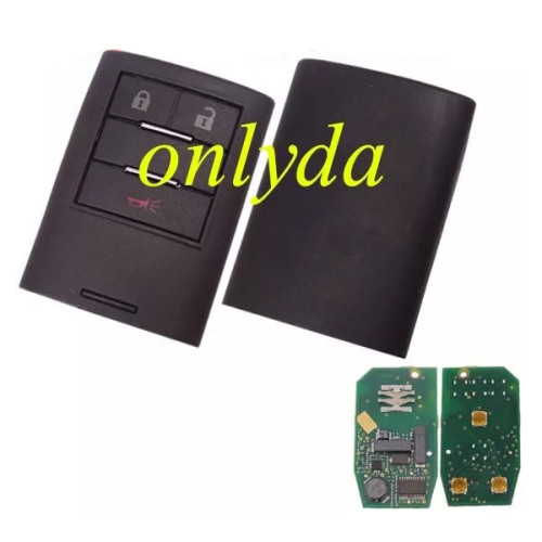 For OEM Cadillac 3 button remote key  with 315mhz/433.92mhz