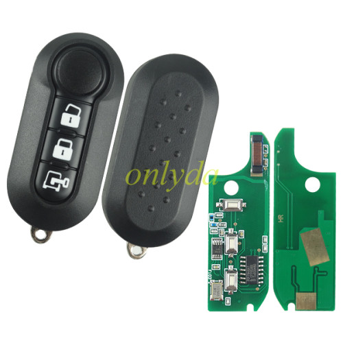 For (M.Marelli BSI System)FIAT:Ducato,Bravo,500L PEUGEOT:Boxer  CITROEN:Jumper ALFA ROMEO:Giulietta IVECO:Daily 3 button remote key  PCF7946-433mhz  key profile:SIP22  with 433mhz with SIP22 blade 7946 c