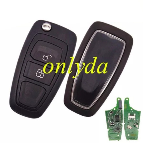 For OEM Ford 2 button remote key with 433mhz, 4D63 (80bit) chip AB39-22053-BA continental:5WK50166 AB39 15K601 BA Homologation BM5T15K601-BA CCAE11LP0010T5 1287-10-2149