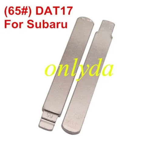 VVDI brand key blade  65# DAT17 For   Subaru