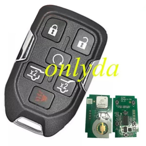 Yukon Sierra 5+1B remote key with 315mhz  FCC ID: HYQ1AA CMIT ID: 2013DJ6723