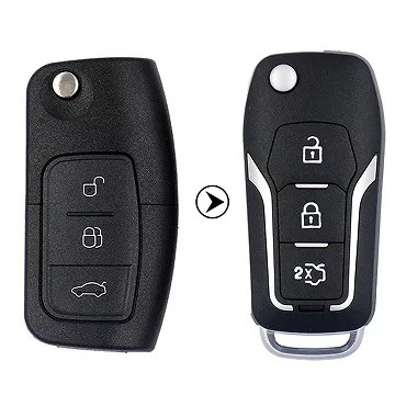 For Ford 3 button  upgrade remote key blank