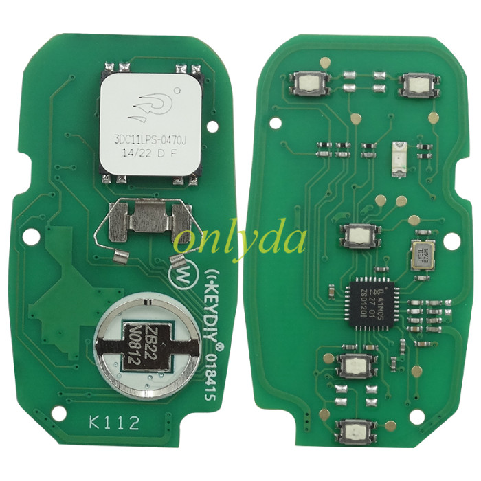 for KEYDIY Remote key 5 button ZB22-5 smart key for  KD-X2 and KD MAX