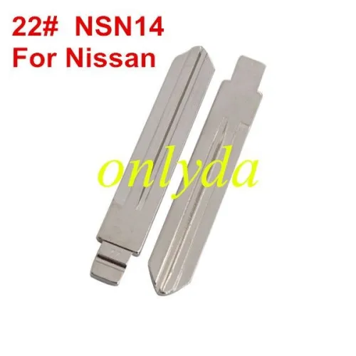 VVDI brand key blade  22#NSN14 for  Nissan