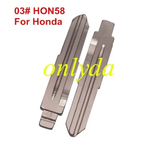 VVDI brand key blade 03# HON58 for  Honda