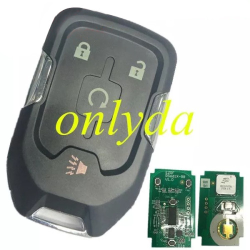 Yukon Sierra 3+1B remote key with 315mhz FCC ID: HYQ1AA CMIT ID: 2013DJ6723