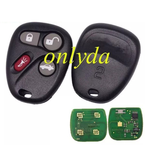 KYDZ brand for GM 3+1 button remote key with 315MHZ