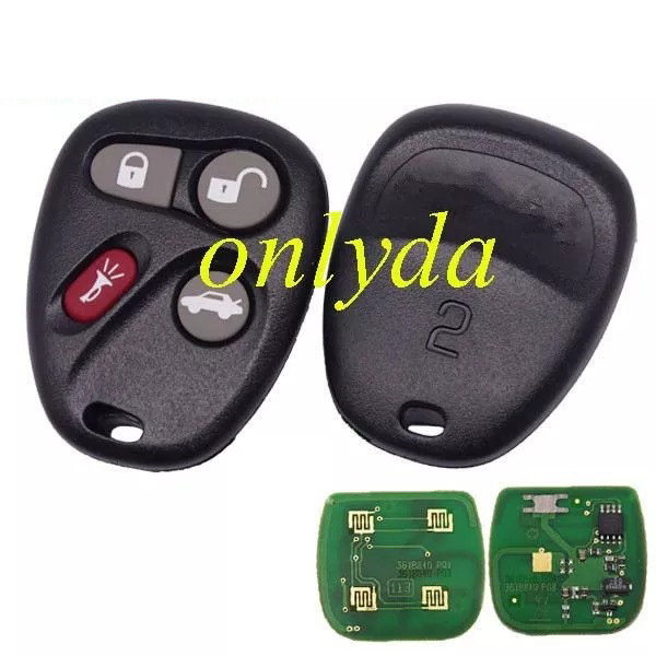 KYDZ brand for GM 3+1 button remote key with 315MHZ